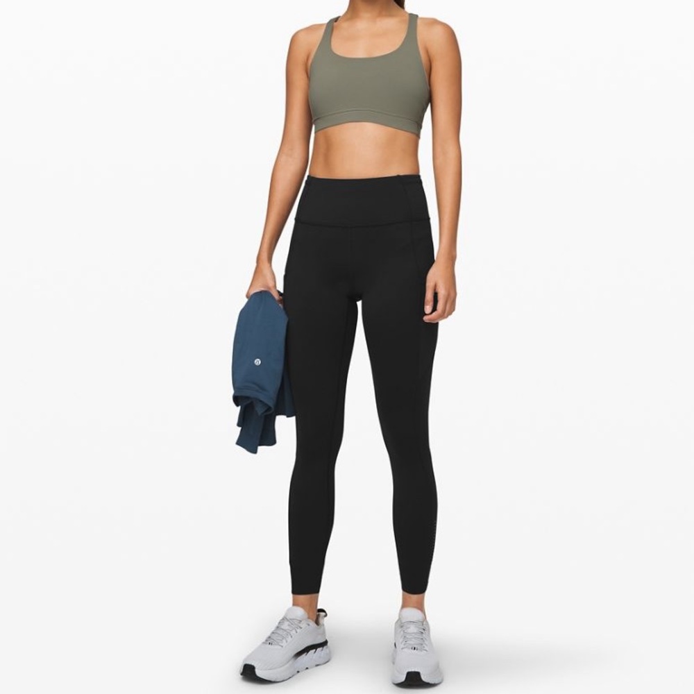 Lululemon 25” Fast & Free Black Leggings